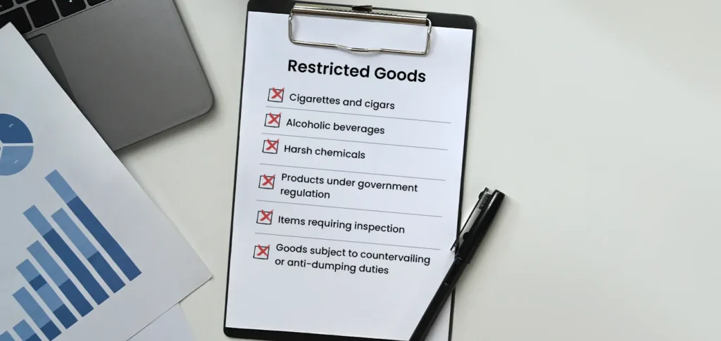 Restricted Goods Under Section 321