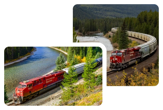 rail shipping in Canada